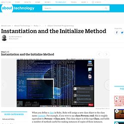 Instantiation and the Initialize Method