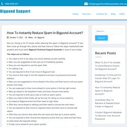 How To Instantly Reduce Spam In Bigpond Account? – Bigpond Customer Support australia