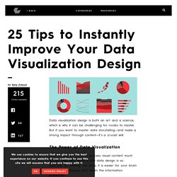 25 Tips to Instantly Improve Your Data Visualization Design