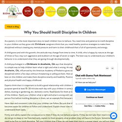 Blog : Why You Should Instill Discipline In Children