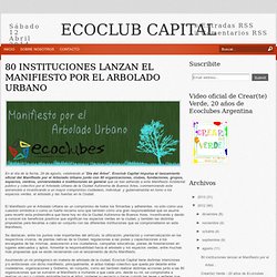 51 instituciones lanzan el Manifiesto por el Arbolado Urbano