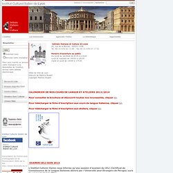 Institut Culturel Italien de Lyon