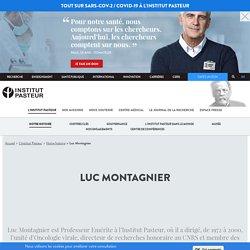 Prix Nobel 2008 de l'Institut Pasteur - Luc Montagnier
