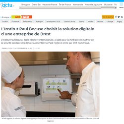L'Institut Paul Bocuse choisit la solution digitale d'une entreprise de Brest