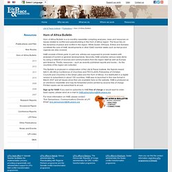 Life & Peace Institute » Horn of Africa Bulletin