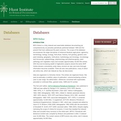 Hunt Institute for Botanical Documentation