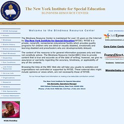 The New York Institute for Special Education Blindness Resource Center