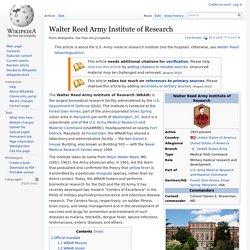 Walter Reed Army Institute of Research
