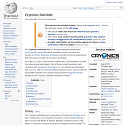 Cryonics Institute