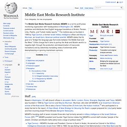 Middle East Media Research Institute