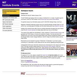 MIT-Campus Tours/Events