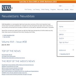 Newsletters - Newsbites