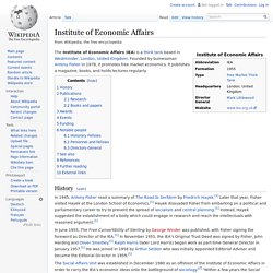 Institute of Economic Affairs
