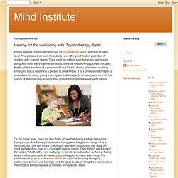 Mind Institute : Healing for the well-being with Psychotherapy Qatar