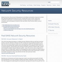 Network Security Resources