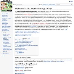 Aspen Institute / Aspen Strategy Group