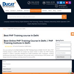 Best Institute for PHP Training Course in Delhi