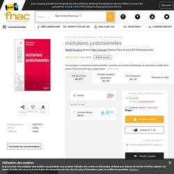 Institutions juridictionnelles - broché - Maylis Douence, Marc Azavant - Achat Livre ou ebook - Achat & prix Fnac