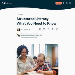 Structured Literacy: Best Practices for Evidence-Based Literacy Instruction