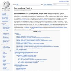 Instructional design