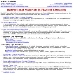 Instructional Materials in Physical Education