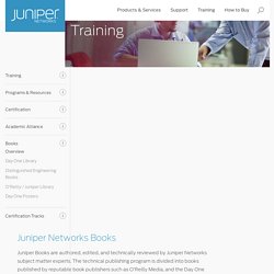 Instructional Networking Books and Posters - Juniper Networks