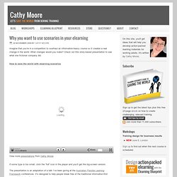 Why you want to use scenarios in your elearning