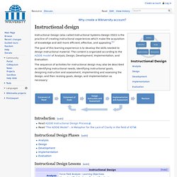 Topic:Instructional Design
