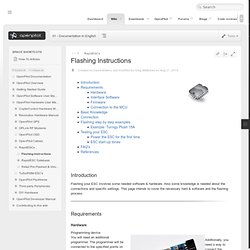 Flashing Instructions - Documentation - OpenPilot Wiki