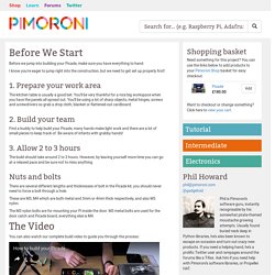 Picade Instructions - Pimoroni Yarr-niversity
