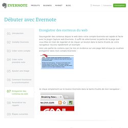 Débuter avec Evernote