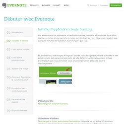Instructions d'utilisation d'Evernote