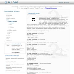 Jak zapamiętać liczbę pi? Jak-To-Zrobic.pl porady, metody, instrukcje, sposoby, solucje, przepisy