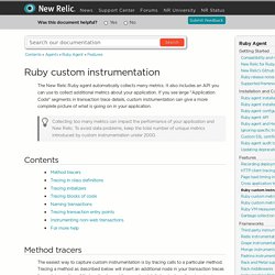 Ruby custom instrumentation