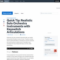 Realistic Solo Orchestra Instruments with Keyswitch Articulations