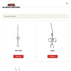 Surgical Snare & other Surgical instruments Manufactured By