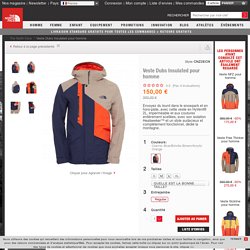 The North Face Veste Dubs Insulated pour homme Cosmic Blue/Brindle Brown/Acrylic Orange
