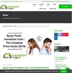 Spray Foam Insulation Cost Calculator UK