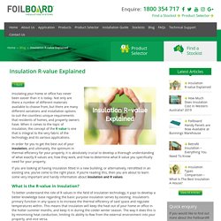 What is R-value? Insulation R-value Explained - Foilboard