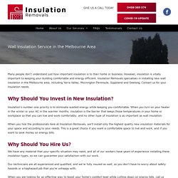 Wall Insulation Service in Melbourne