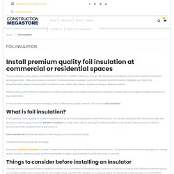 Foil Insulation - London