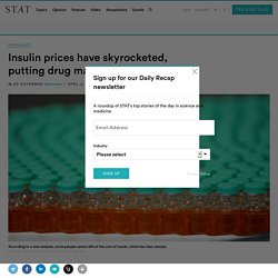 4/5/16: Insulin prices have skyrocketed, putting drug makers on the defensive