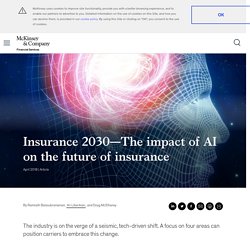 The impact of AI on the future of insurance