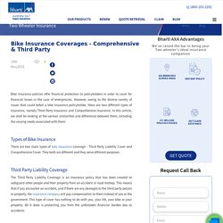 Bike Insurance Coverages - Comprehensive & Third Party