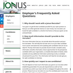 Insurance Firm Employer's FAQ - The Jonus Group