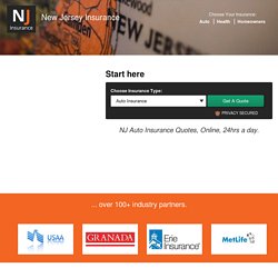 NJ Auto Insurance Online Quote System