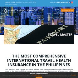 Travel Insurance Philippines - Malayan Insurance