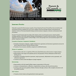 Insurance Practice - Parrett & O'Connell, LLP