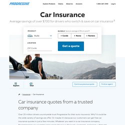 Car Insurance Quotes - Auto Insurance