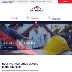 Roof Repair Birmingham -Insurance Specialist